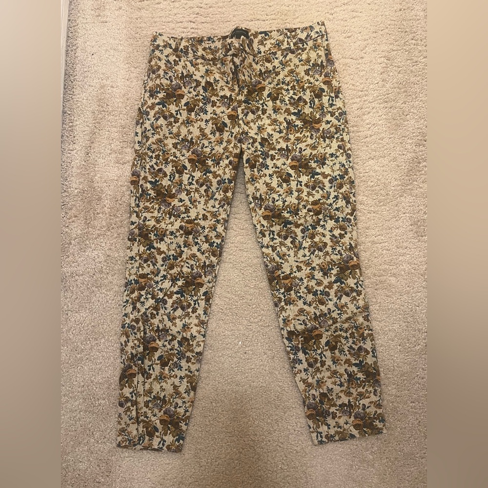 Floral Straight Leg Pants